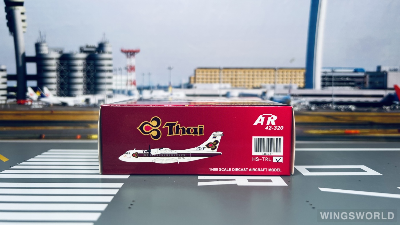 JC Wings 1:400 LH4237 Thai Airways 泰国国际航空 ATR 42 HS-TRL