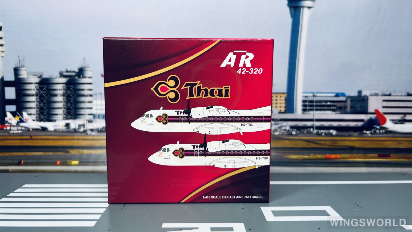 JC Wings 1:400 LH4237 Thai Airways 泰国国际航空 ATR 42 HS-TRL