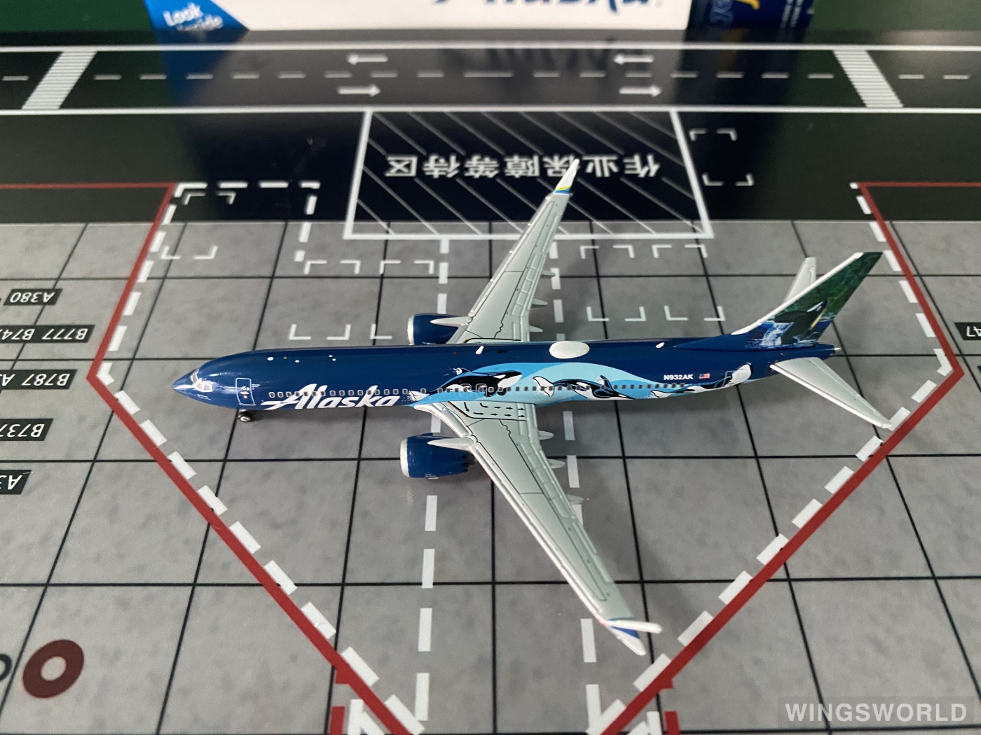 Geminijets 1:400 GJASA2078 Alaska Airlines 阿拉斯加航空 Boeing 737 MAX 9 N932AK
