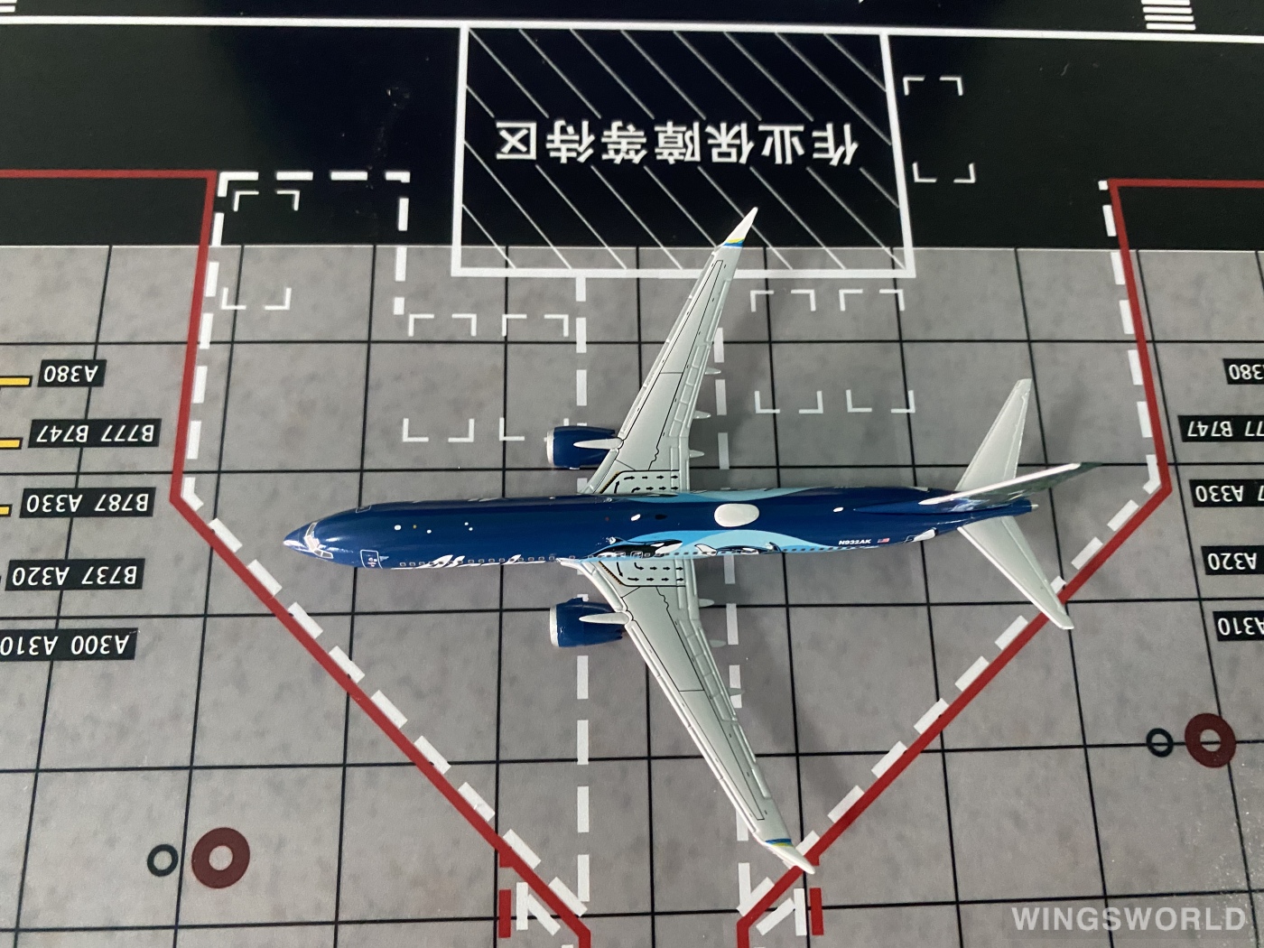 Geminijets 1:400 GJASA2078 Alaska Airlines 阿拉斯加航空 Boeing 737 MAX 9 N932AK