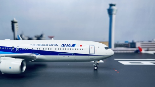 JFOX 1/200 ANA 全日空 B767-300 JA608A ANA All Nippon Airbus A320-271 JA219A with stand JFox