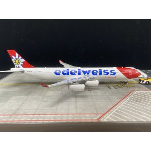 Edelweiss Air 雪绒花航空 Airbus A340-300 HB-JME  PH11749 Phoenix 1:400