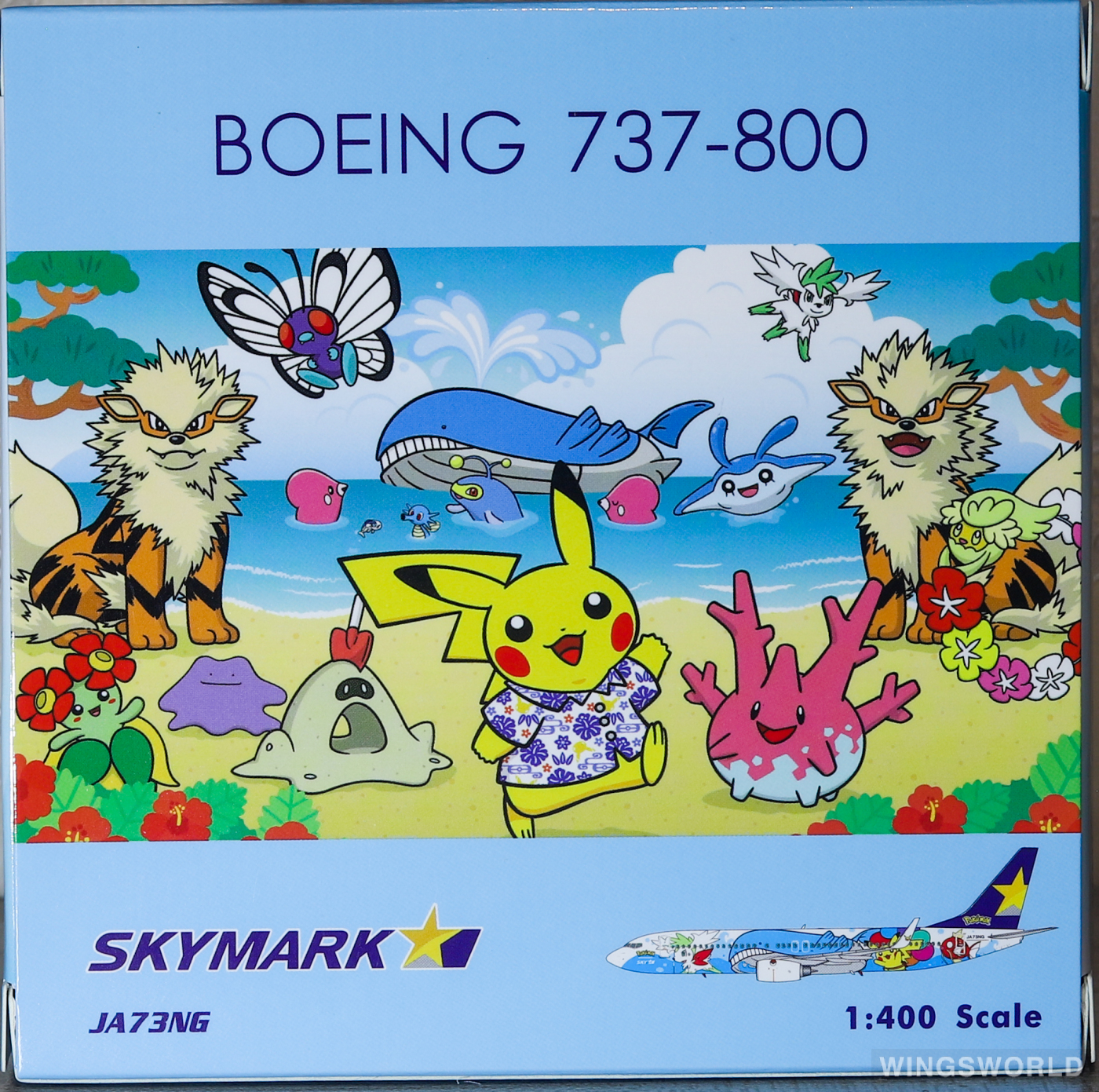Phoenix 1:400 PH04467 Skymark Airlines 天马航空 Boeing 737-800 JA73NG
