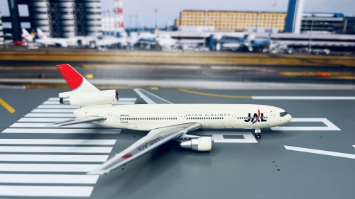 JCWings JAL 日本航空 DC-10 JA8542 1/400 JAL DC-10-40 JA8542 (Last Livery) Scale 1:400 JCWings Die