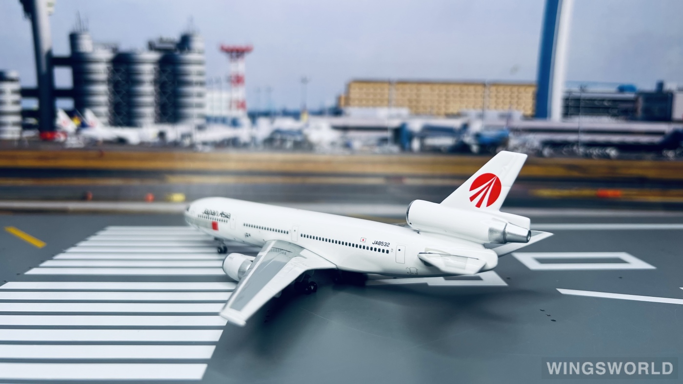 Phoenix 1:400 PH10173 Japan Asia Airways 日本亚细亚航空 McDonnell Douglas DC-10 JA8532