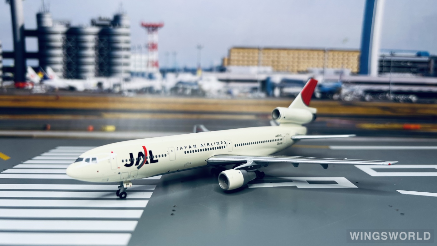 JC Wings 1:400 XX4809 Japan Airlines 日本航空 McDonnell Douglas DC-10 JA8542