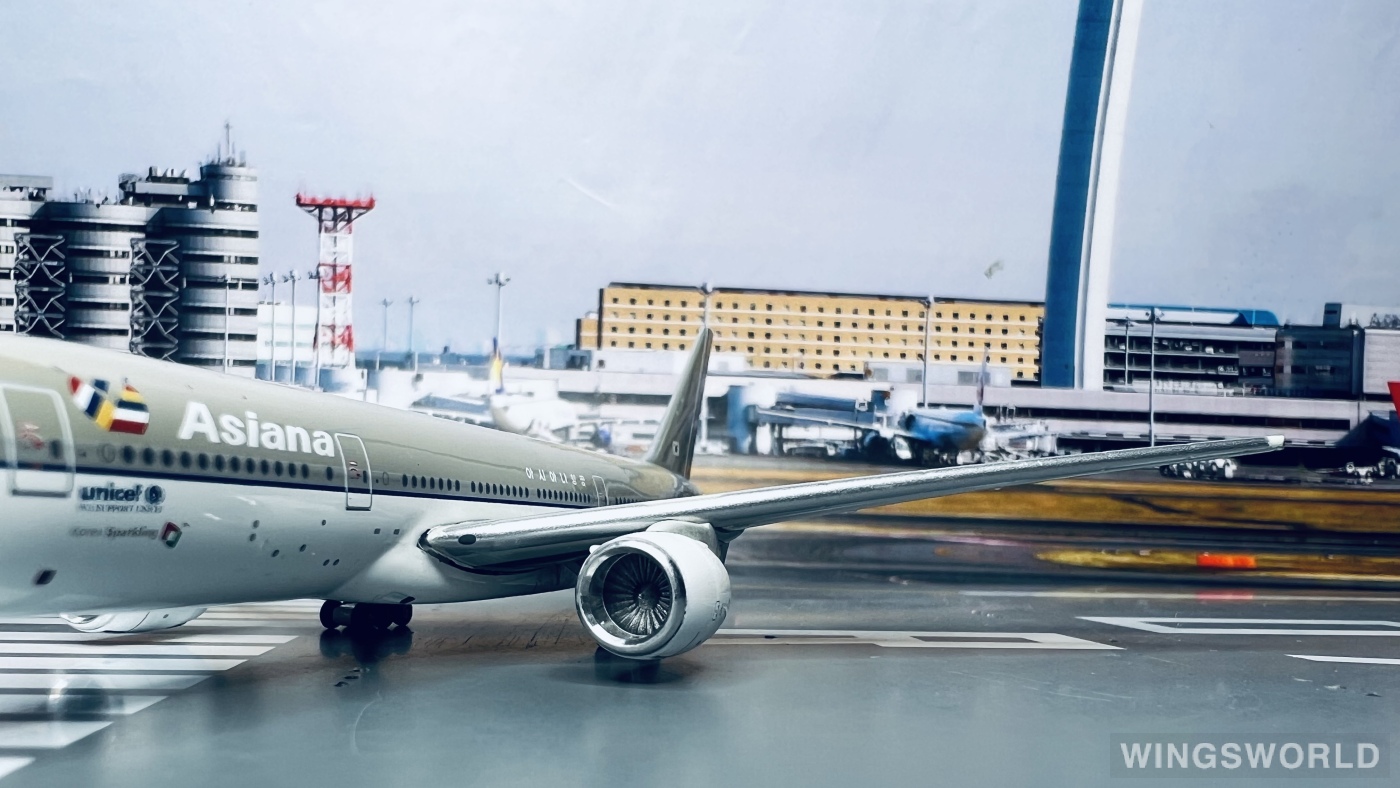 JC Wings 1:400 JC4174 Asiana 韩亚航空 Boeing 777-200ER HL7742