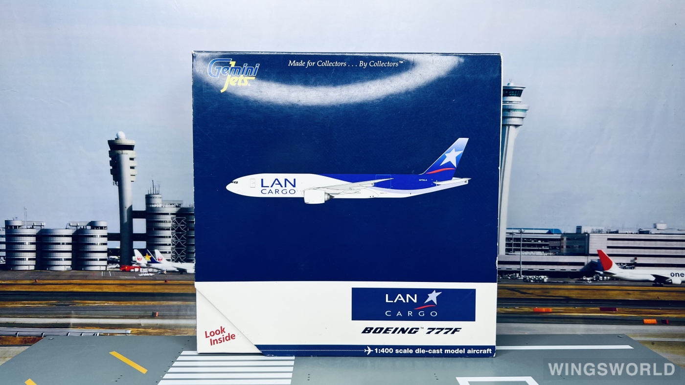 Geminijets 1:400 GJLAN949 LAN Airlines 智利航空 Boeing 777-200LR N772LA