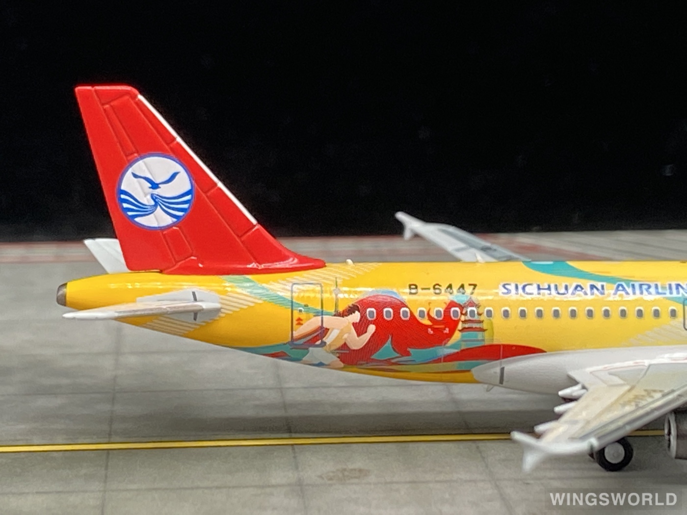 NGmodels 1:400 NG4B6447 Sichuan Airlines 四川航空 Airbus A319 B-6447