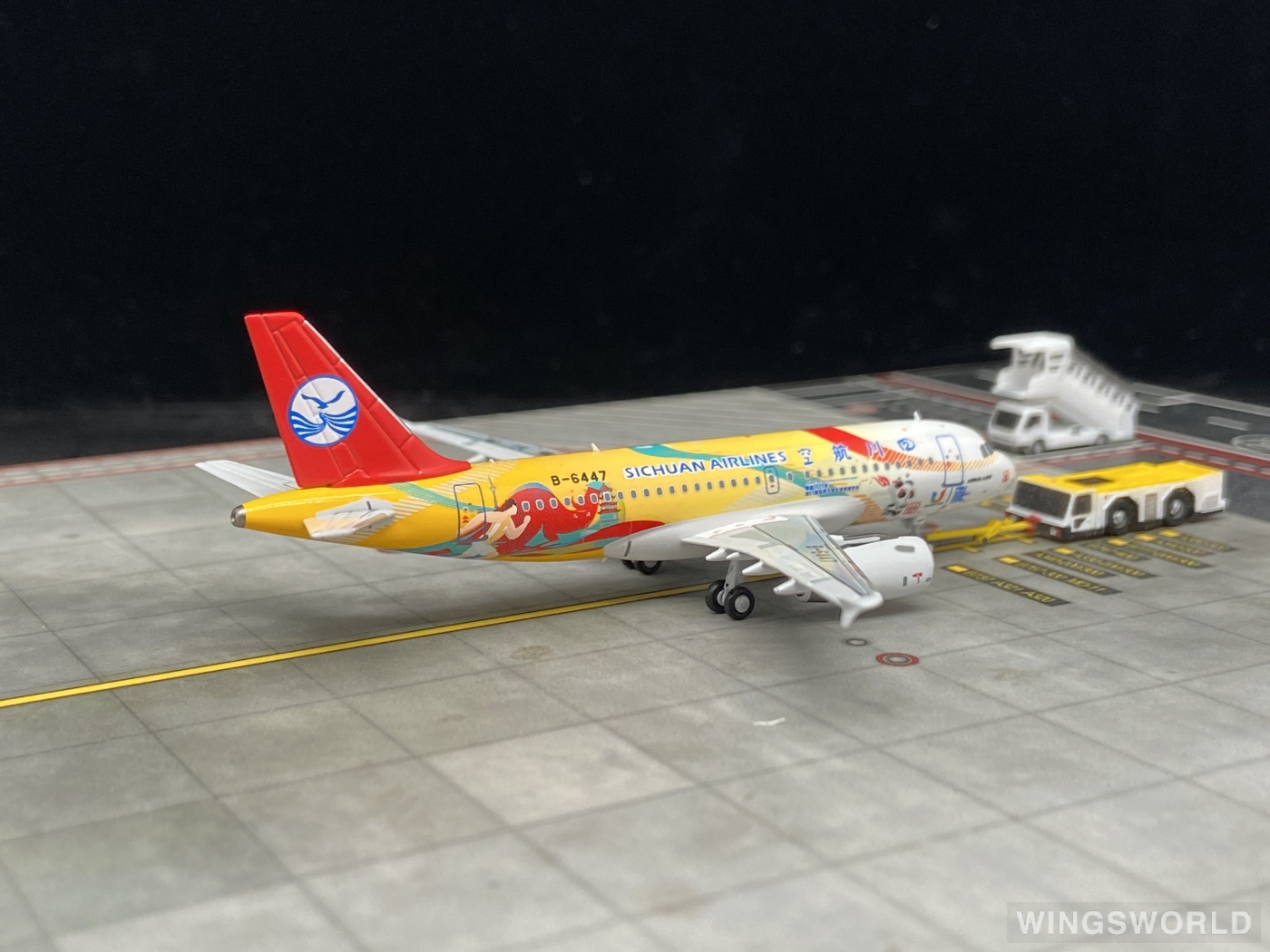 NGmodels 1:400 NG4B6447 Sichuan Airlines 四川航空 Airbus A319 B-6447