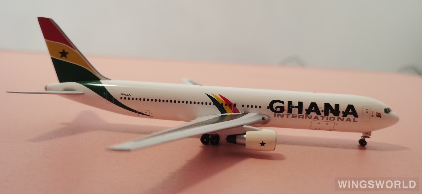 Aviation400 1:400 AV4763006 Ghana Airways 加纳航空 Boeing 767-300 TF-LLA