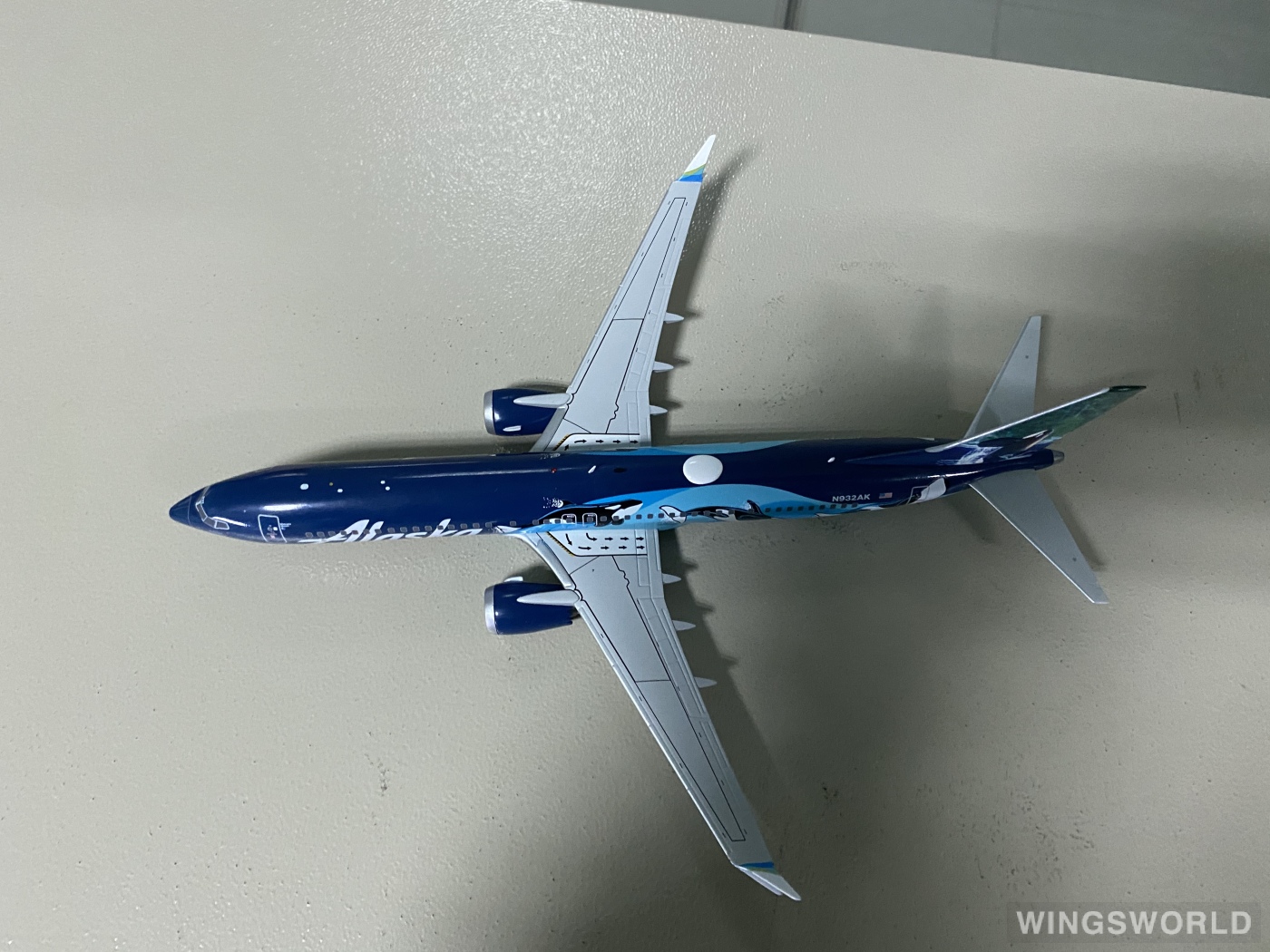 Geminijets 1:200 G2ASA1089 Alaska Airlines 阿拉斯加航空 Boeing 737 MAX 9 N932AK