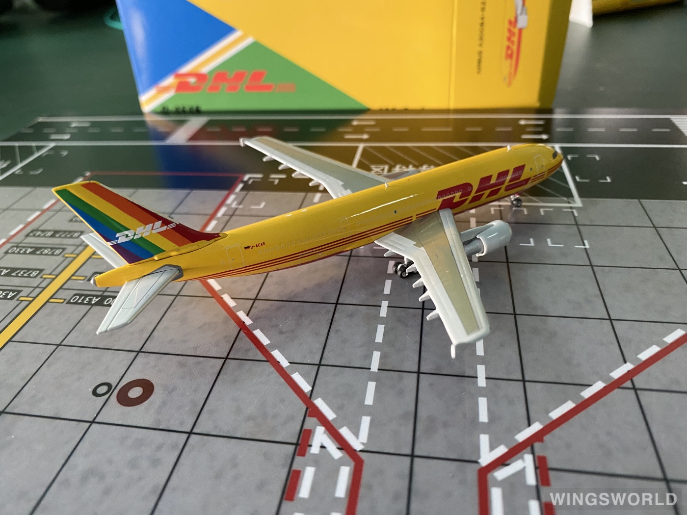 Phoenix 1:400 PH04473 DHL 敦豪 Airbus A300-600 D-AEAS