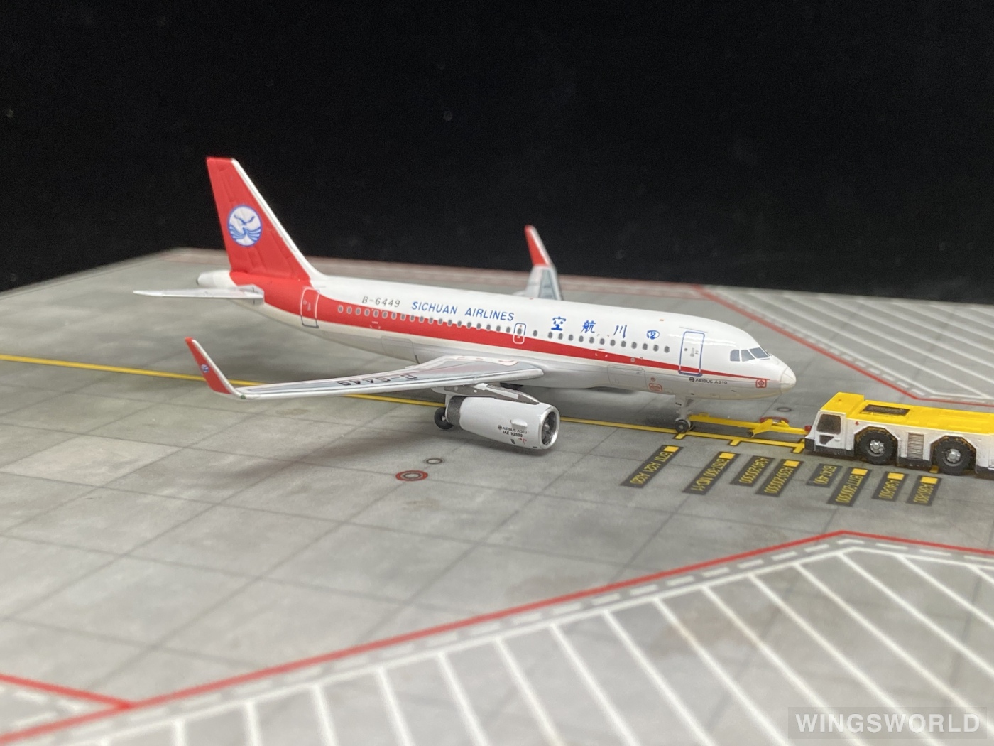 Pandamodel 1:400 19033 Sichuan Airlines 四川航空 Airbus A319 B-6449