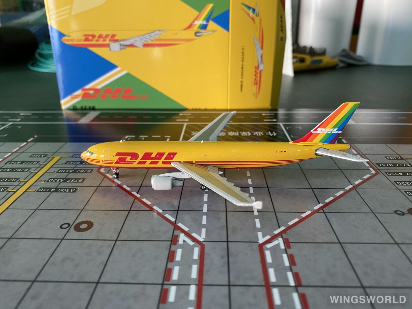 Phoenix 1:400 PH04473 DHL 敦豪 Airbus A300-600 D-AEAS