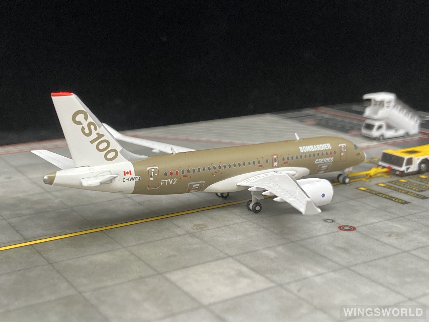 JC Wings 1:400 XX4871 Bombardier 庞巴迪 Bombardier CS100 C-GWYD