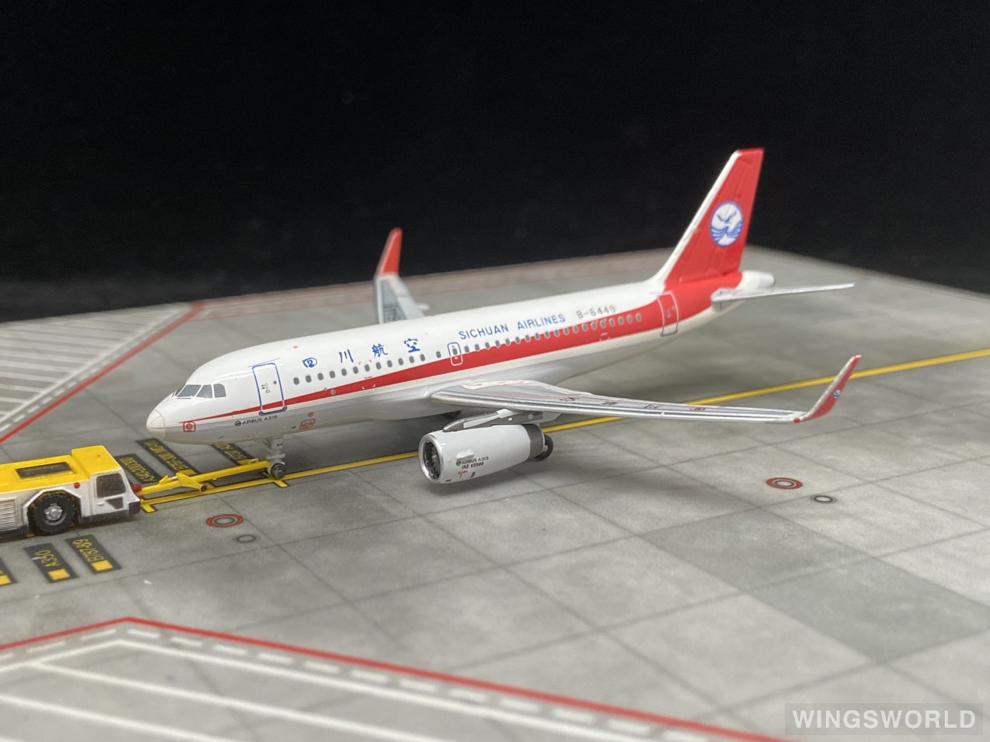 Pandamodel 1:400 19033 Sichuan Airlines 四川航空 Airbus A319 B-6449