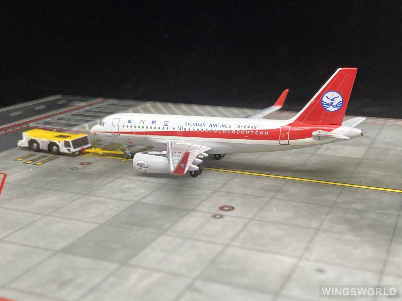 Pandamodel 1:400 19033 Sichuan Airlines 四川航空 Airbus A319 B-6449