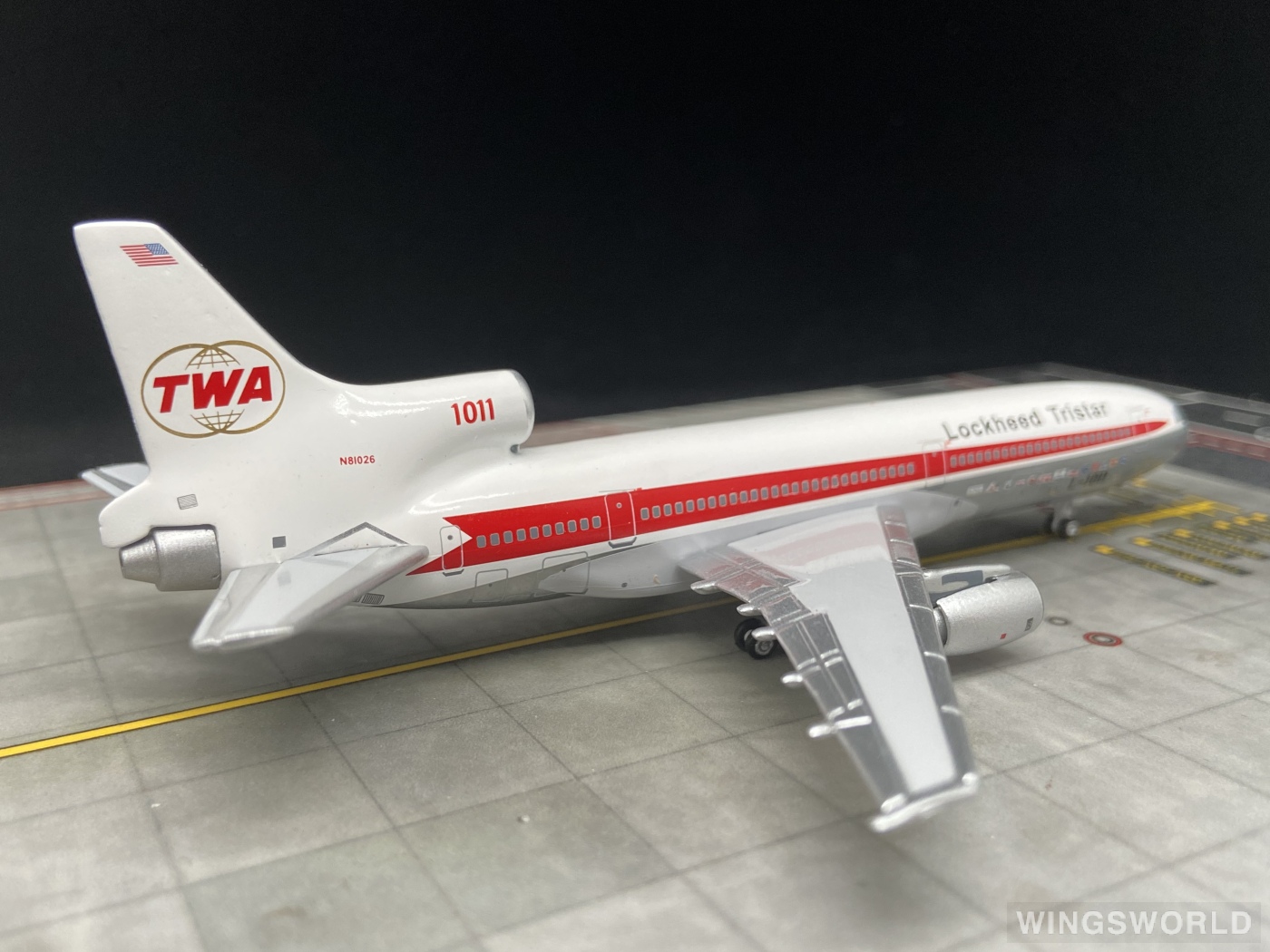 AeroClassics 1:400 BBX41631 TWA 环球航空 Lockheed L-1011 TriStar N81026