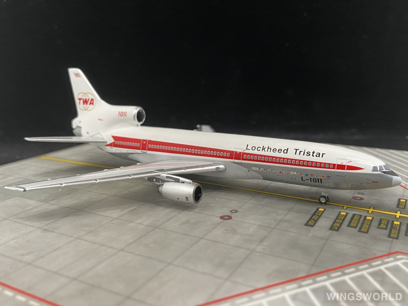 AeroClassics 1:400 BBX41631 TWA 环球航空 Lockheed L-1011 TriStar N81026