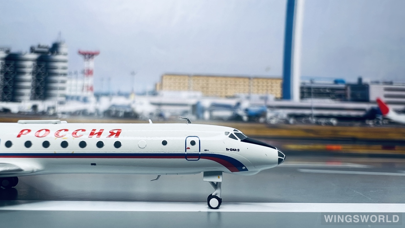 Pandamodel 1:400 202216 Rossiya Special Flight Detachment Tupolev TU-134 RA-65109