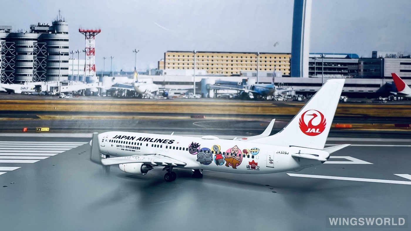 Phoenix 1:400 Boeing 737-800 Japan Airlines 日本航空PH04465 JA329J 