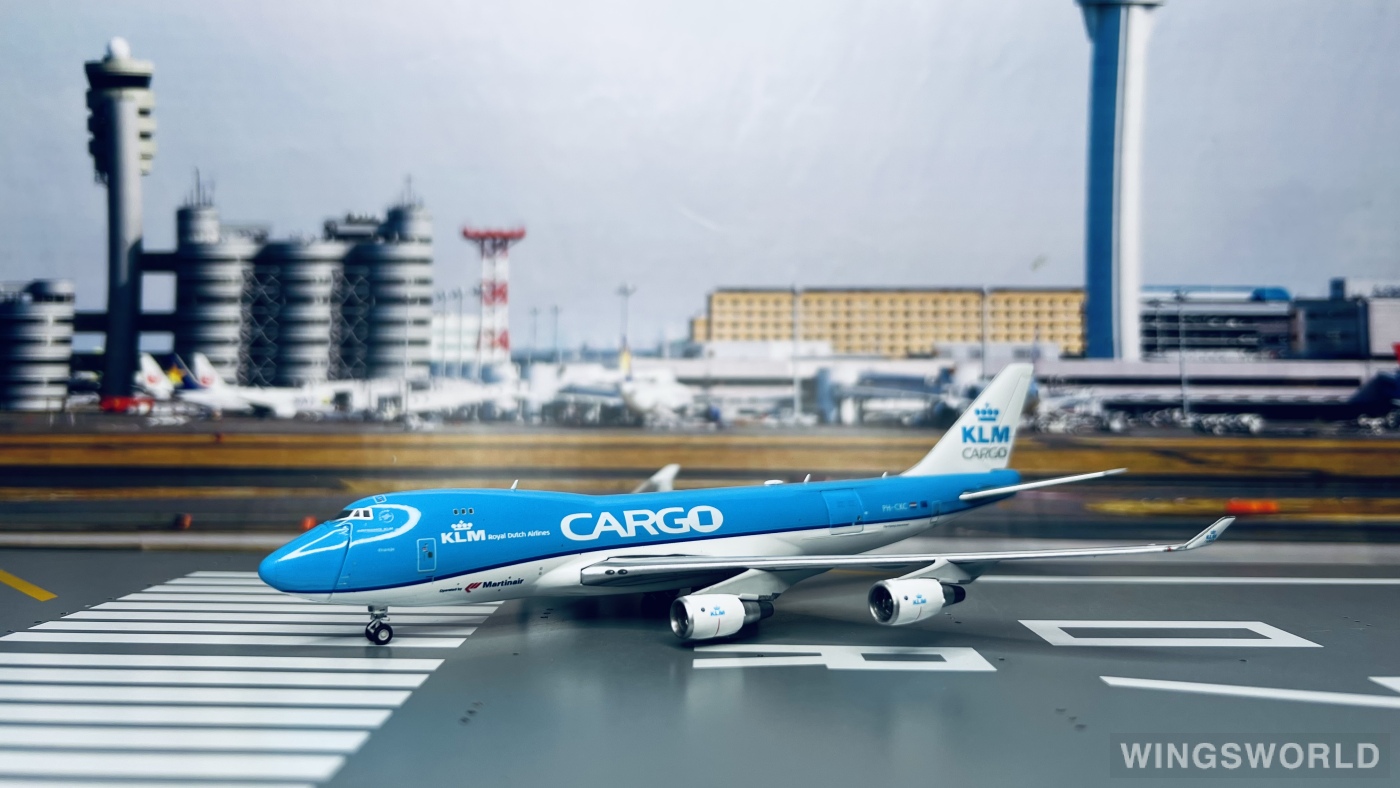 Geminijets 1:400 GJKLM2077 KLM 荷兰皇家航空 Boeing 747-400 PH-CKC