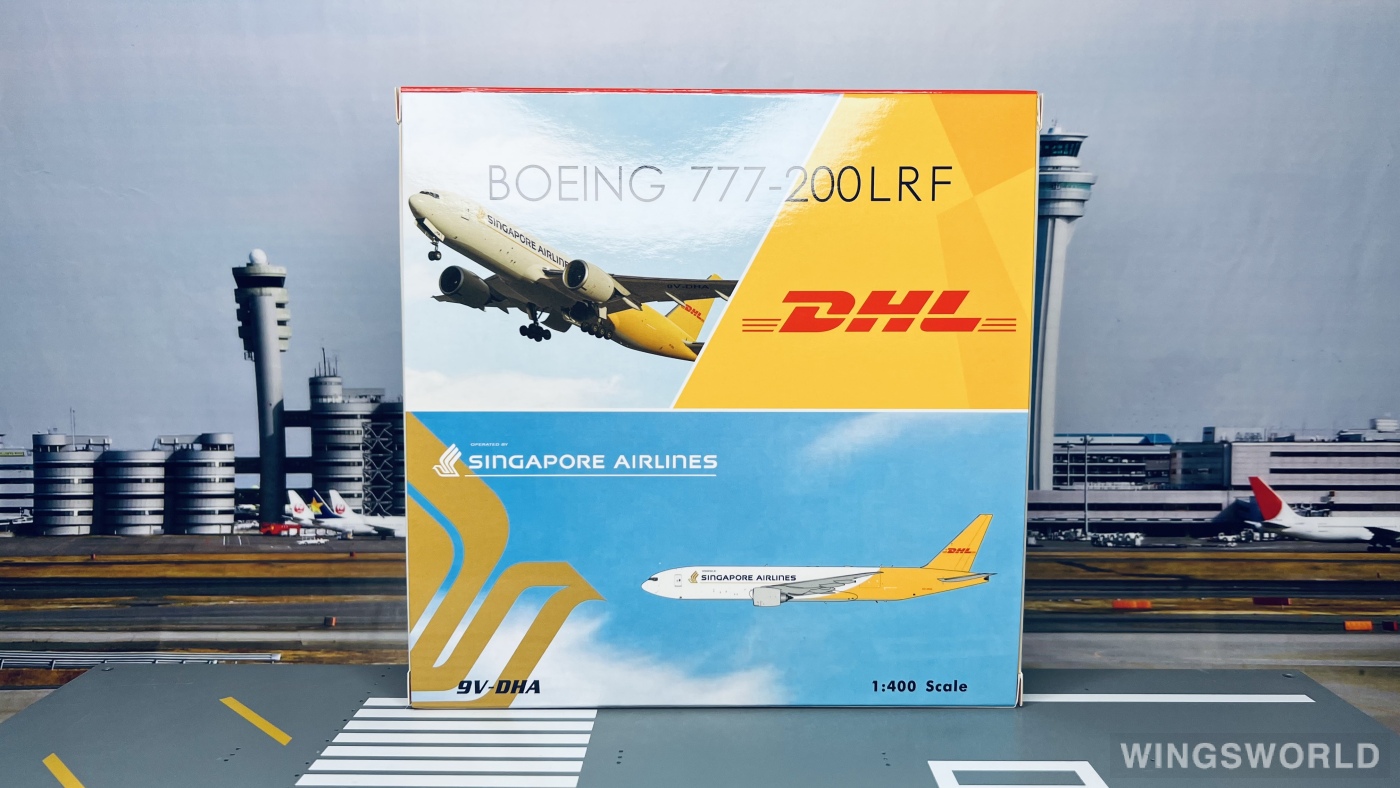 Phoenix 1:400 PH04474 Singapore Airlines 新加坡航空 Boeing 777F 9V-DHA