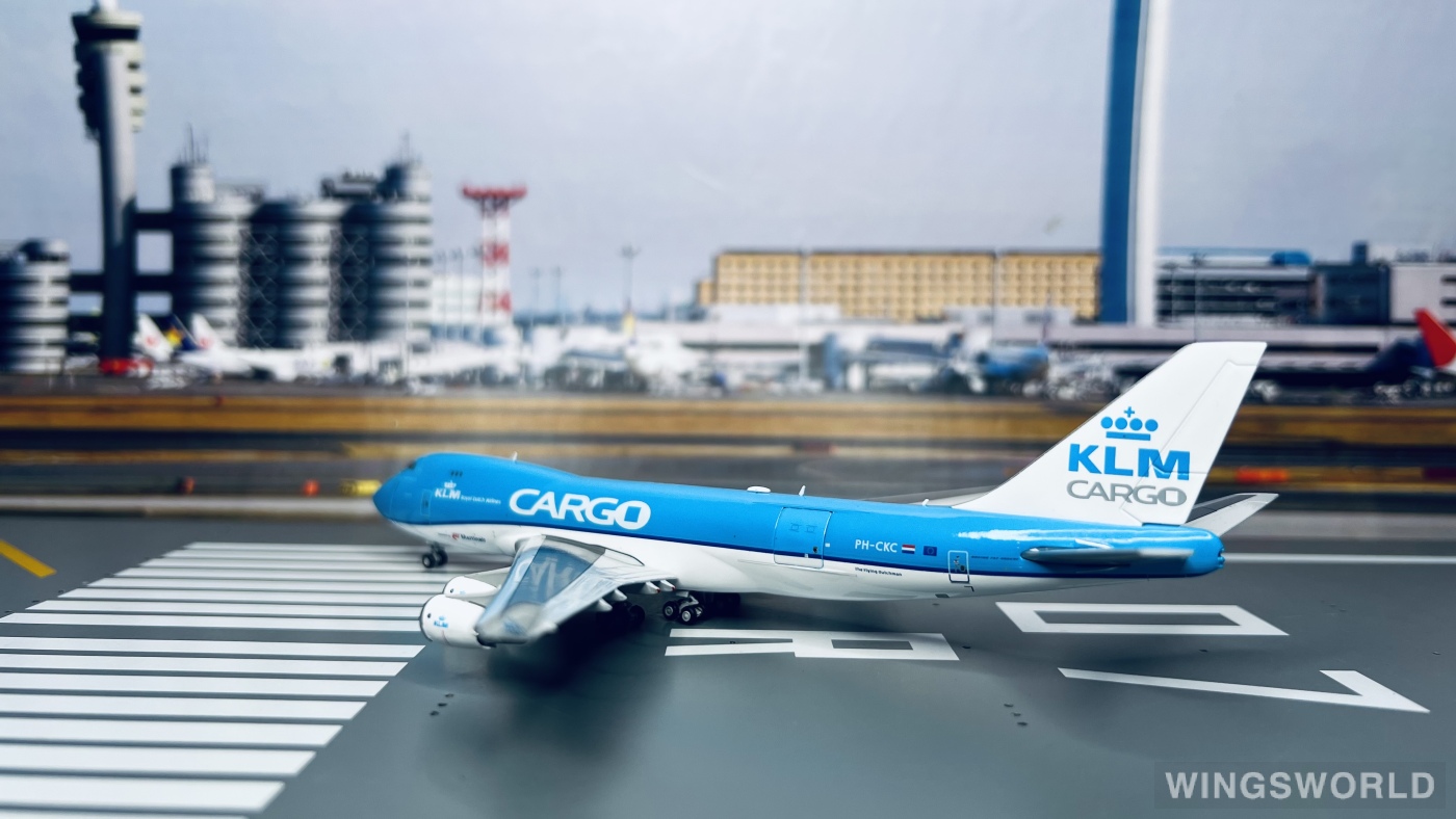 Geminijets 1:400 GJKLM2077 KLM 荷兰皇家航空 Boeing 747-400 PH-CKC