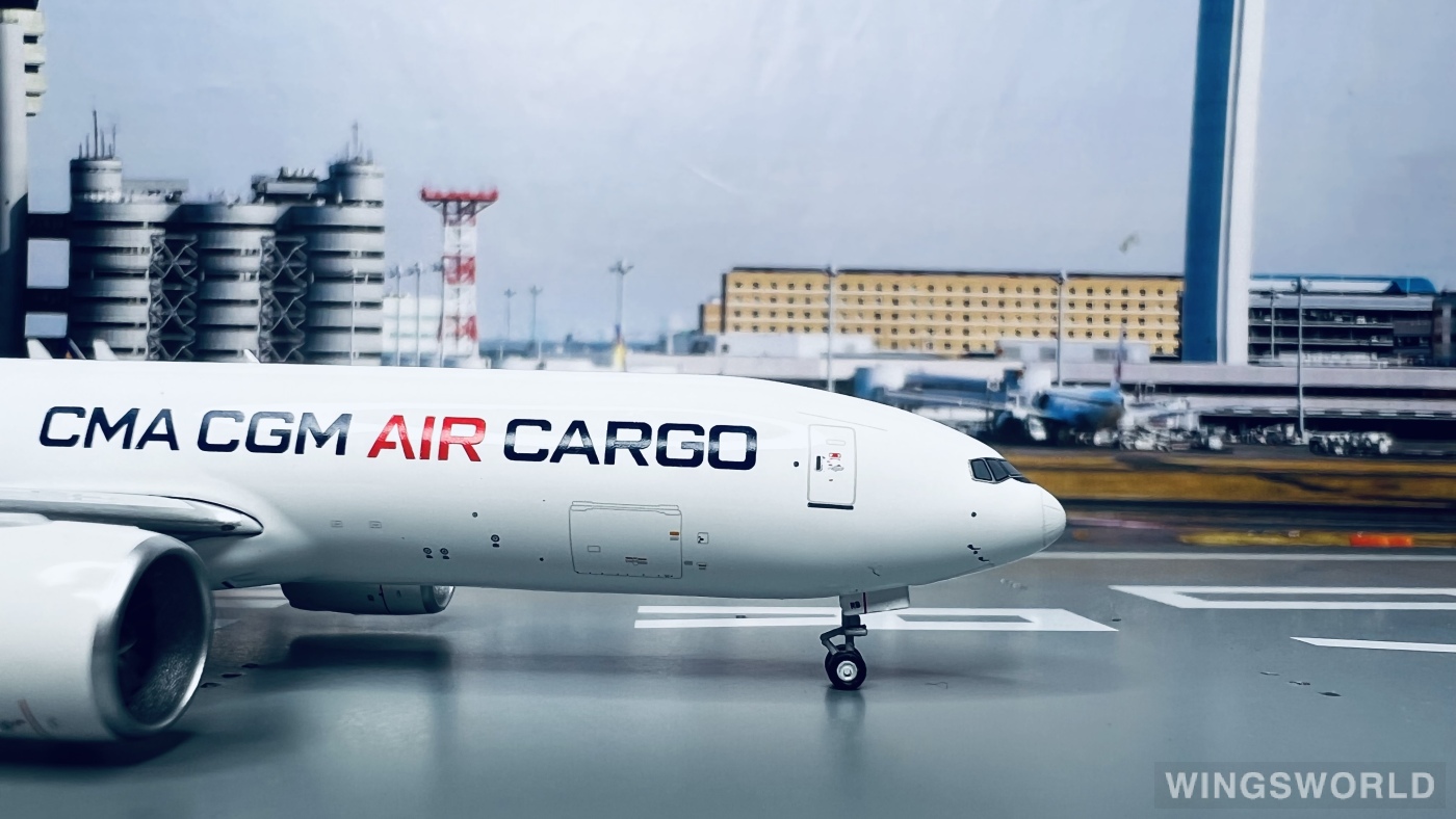 NGmodels 1:400 NG72011 CMA CGM Air Cargo Boeing 777F F-HMRB