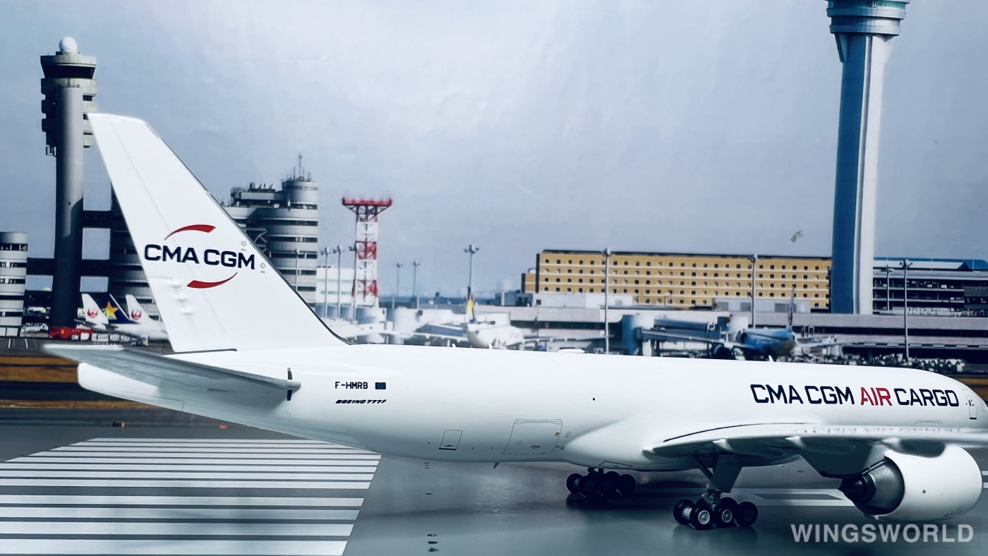 NGmodels 1:400 NG72011 CMA CGM Air Cargo Boeing 777F F-HMRB