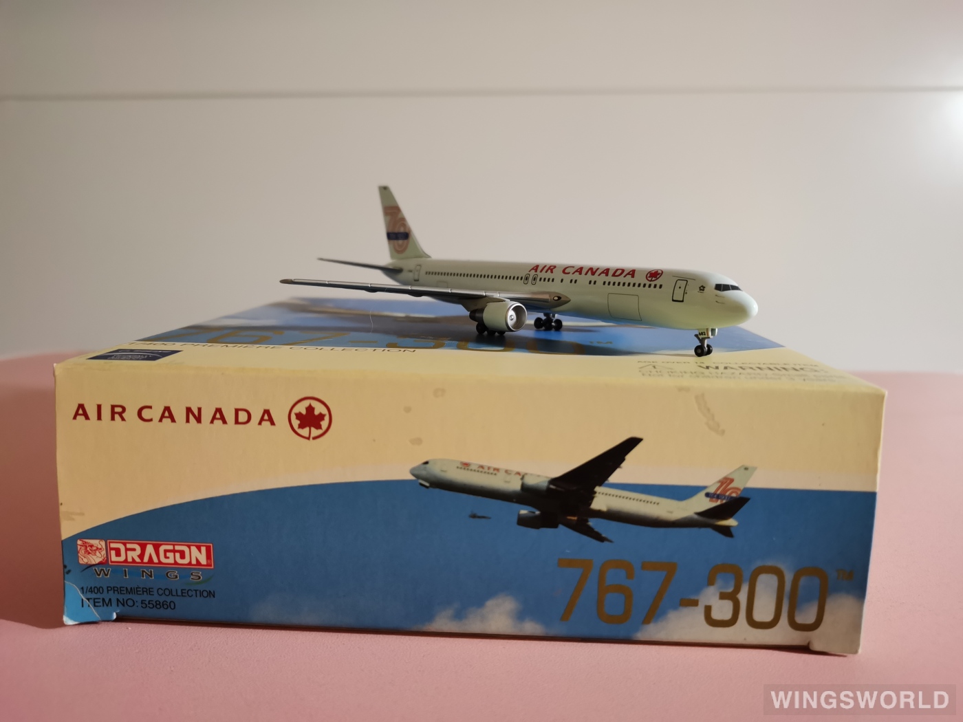 Dragon Models 1:400 55860 Air Canada 加拿大航空 Boeing 767-300 C-FCAE