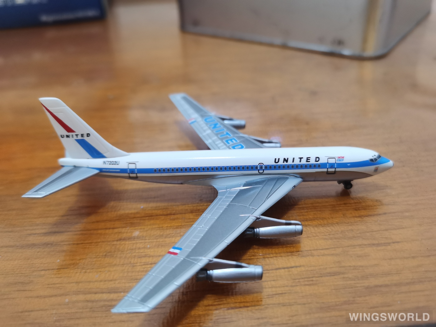 Dragon Models 1:400 55733 United Airlines 美国联合航空 Boeing 720 N7202U