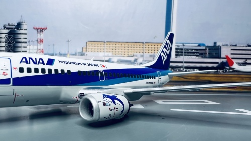 1/200 B737-500 ANA 全日空 JA307K 退役記念装飾 全日空商事 【予約商品】737-500 ANA 全日空 JA307K 1/200
