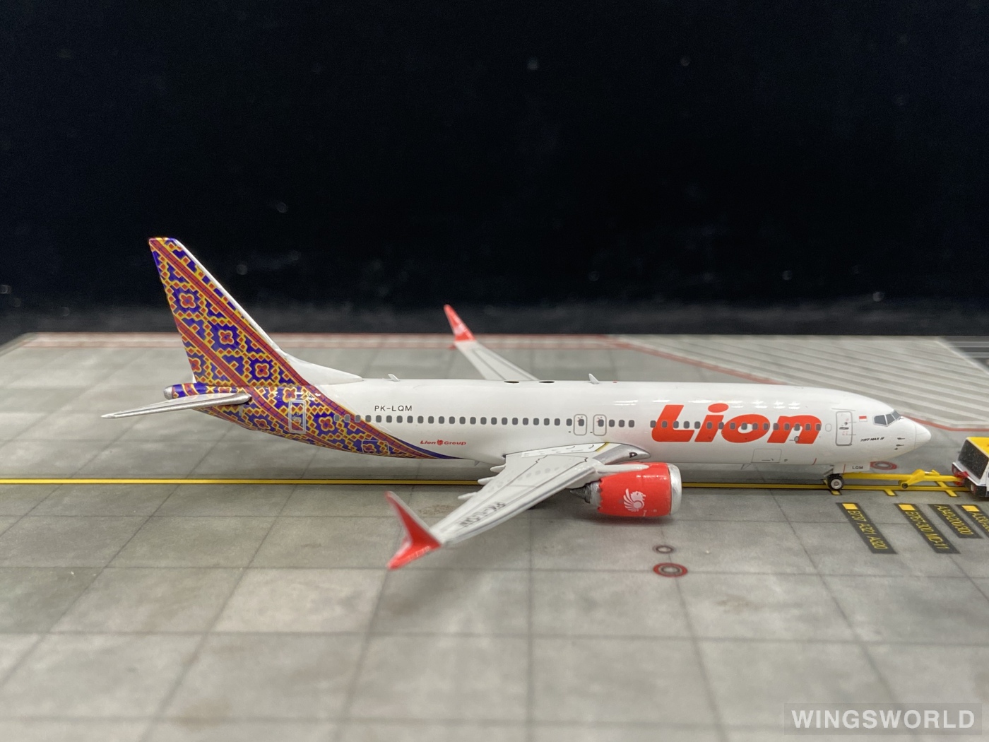 Phoenix 1:400 PH11493 Lion Air 狮子航空 Boeing 737 MAX 8 PK-LQM
