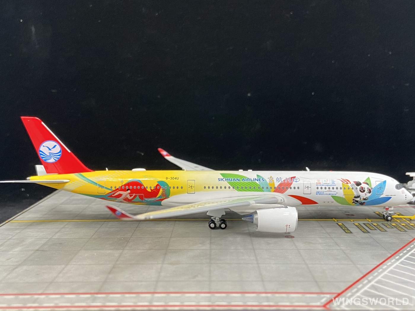 Aviation400 1:400 AV4128 Sichuan Airlines 四川航空 Airbus A350-900 B-304U