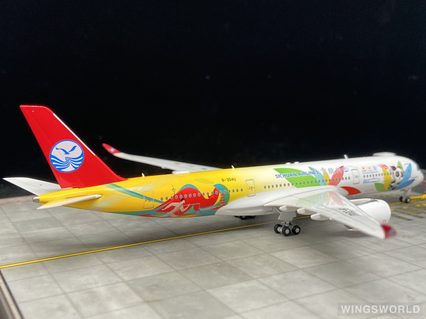 Aviation400 1:400 AV4128 Sichuan Airlines 四川航空 Airbus A350-900 B-304U