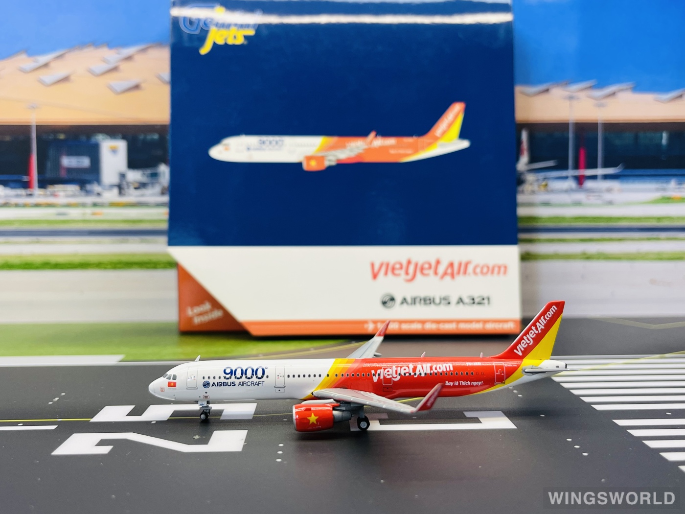 Geminijets 1:400 GJVJC1446 Vietjet Air 越捷航空 Airbus A321 VN-A651