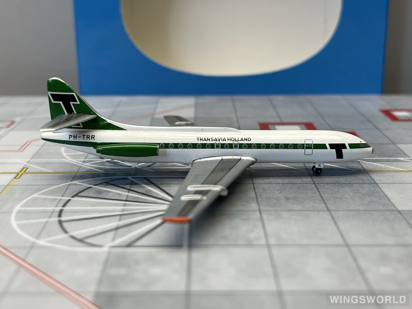 AeroClassics 1:400 ACPHTRR Transavia 泛航航空 Sud Aviation SE 210 PH-TRR