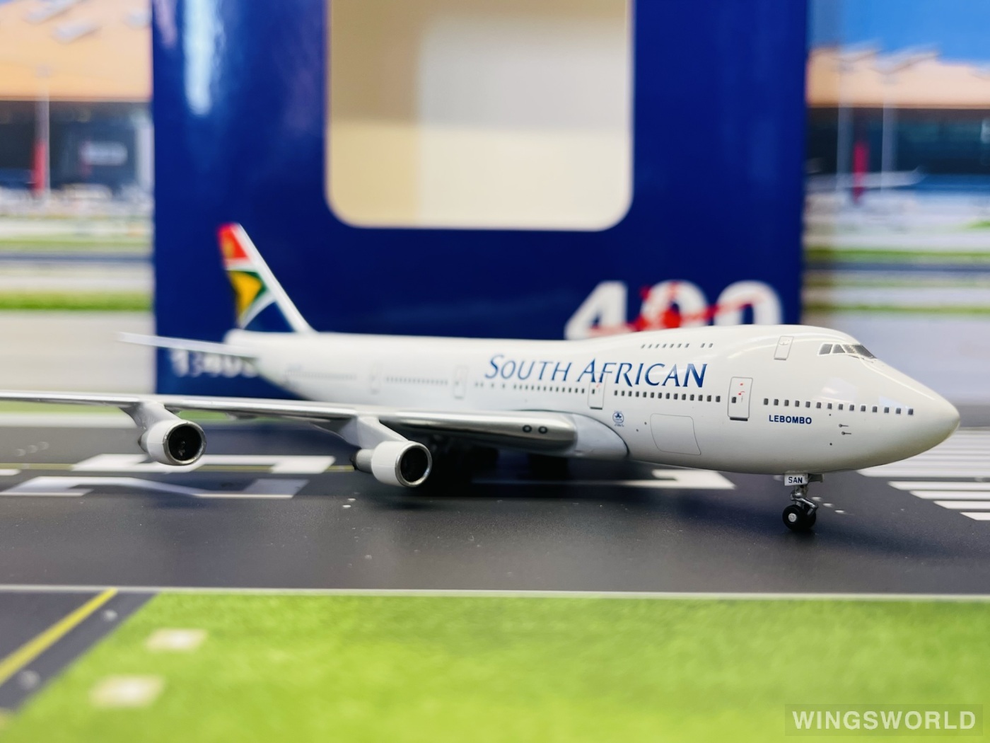 AeroClassics 1:400 BB419771 South African Airways 南非航空 Boeing 747-200 ZS-SAN