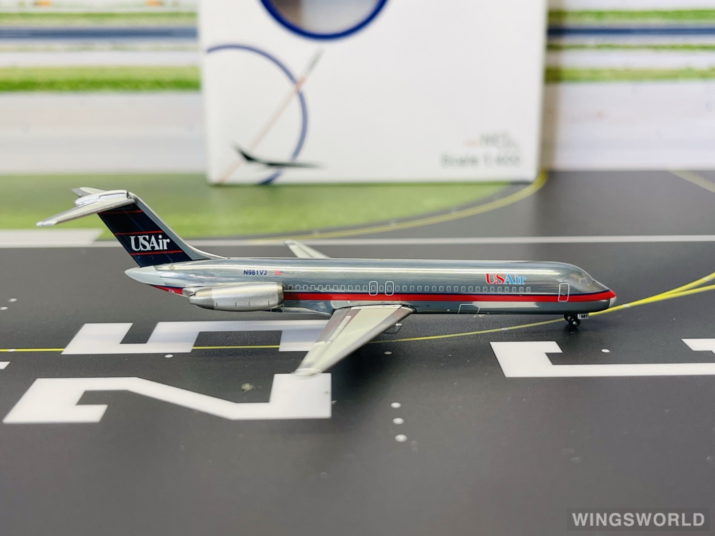 netmodels@ 1:400 NETN981VJ US Airways 全美航空 McDonnell Douglas DC-9 N981VJ