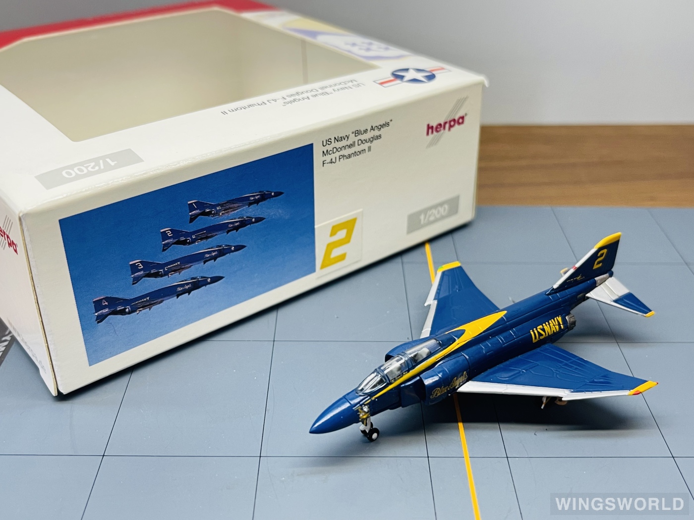 Herpa 1:200 556422 U.S. Navy 美国海军 McDonnell Douglas F-4 2