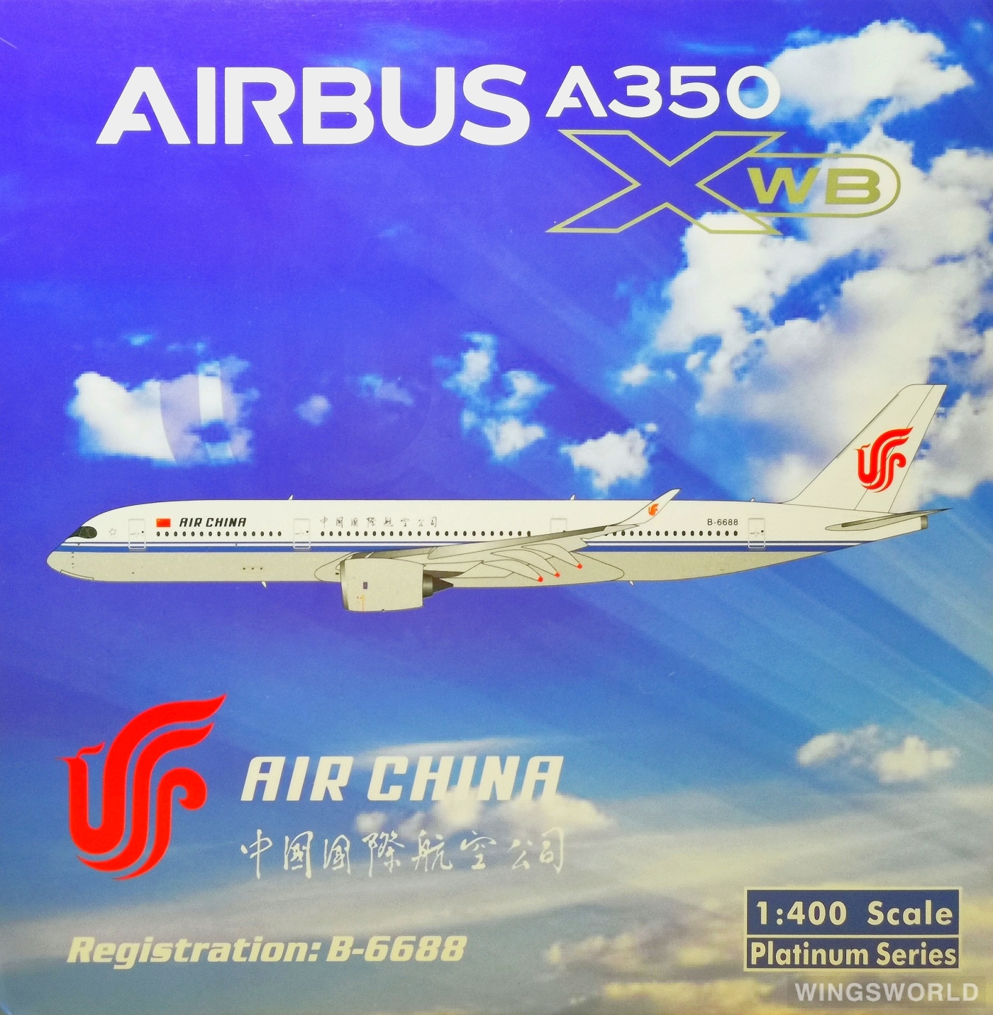 Phoenix 1:400 PH11015 Air China 中国国际航空 Airbus A350-900 B-6688