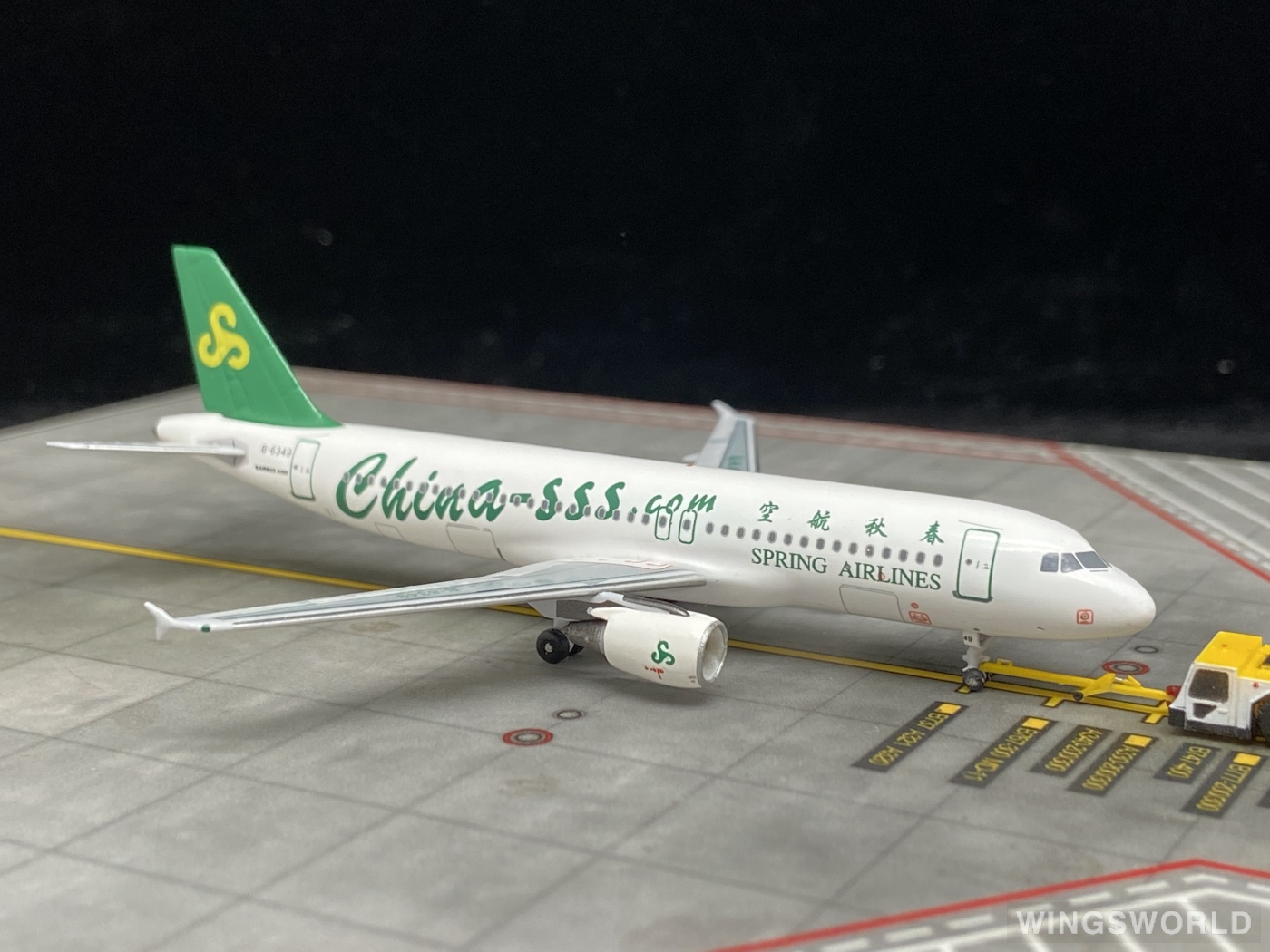 AeroClassics 1:400 AC4B6349 Spring Airlines 春秋航空 Airbus A320 B-6349