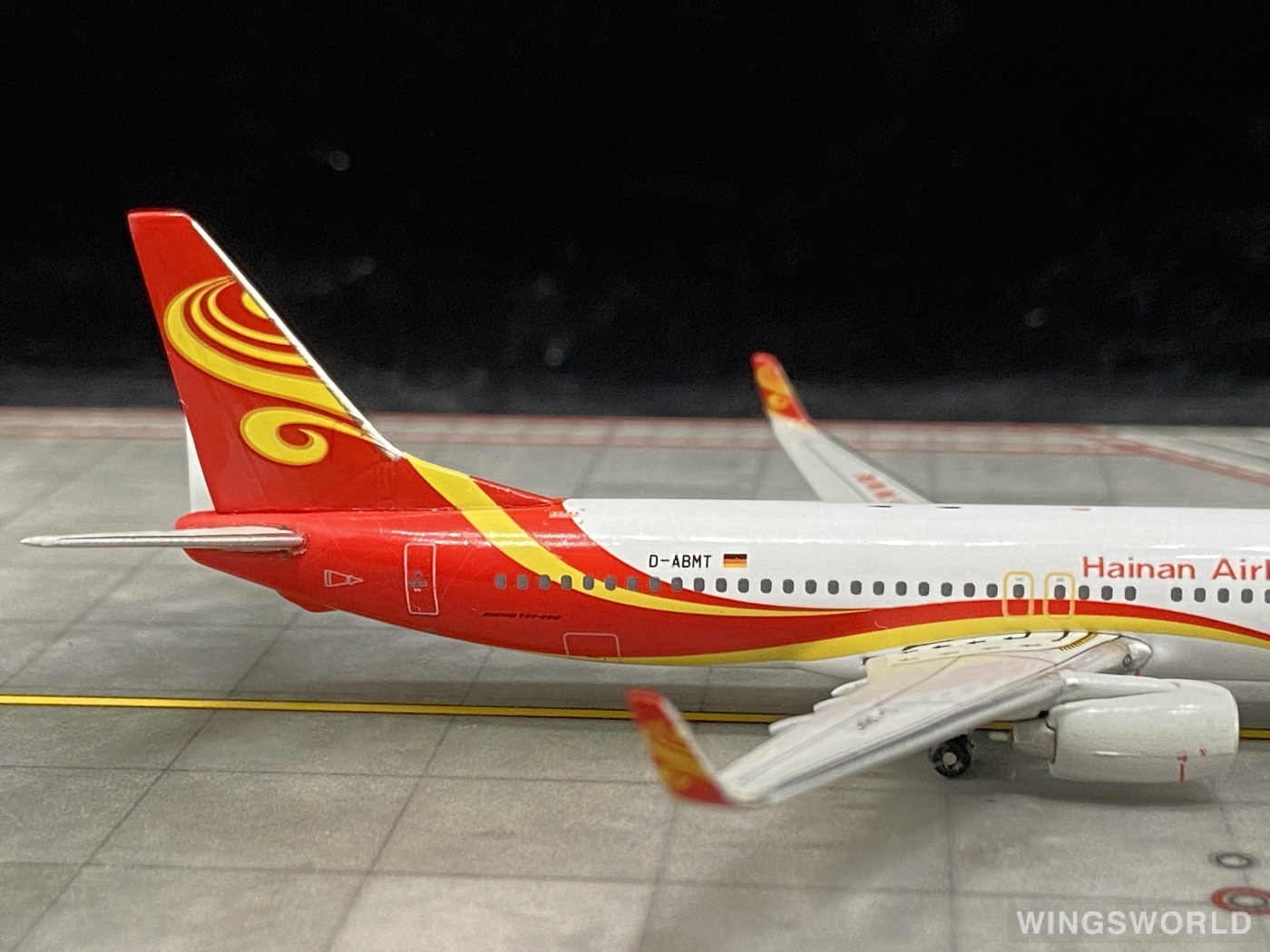 Witty 1:400 WT4738024 Hainan Airlines 海南航空 Boeing 737-800 D-ABMT