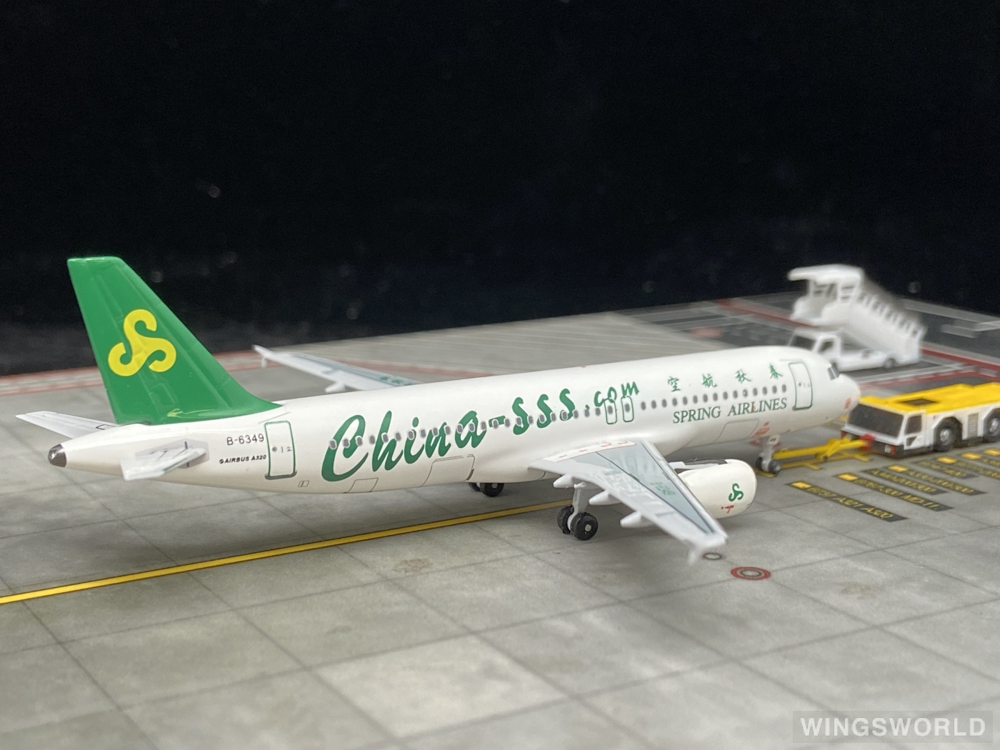 AeroClassics 1:400 AC4B6349 Spring Airlines 春秋航空 Airbus A320 B-6349