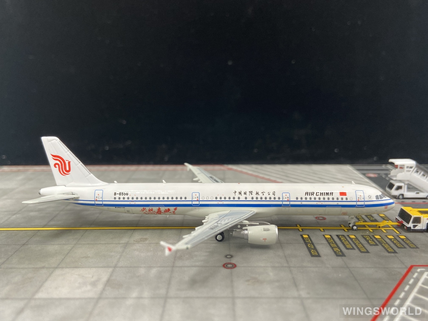 HYJLwings 1:400 HYJL81004 Air China 中国国际航空 Airbus A321 B-6556