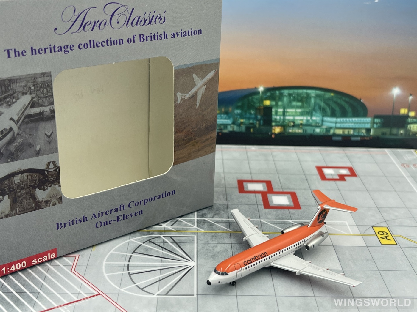AeroClassics 1:400 ACGAVOF Cambrian Airways 坎布里安航空 BAC 111 G-AVOF