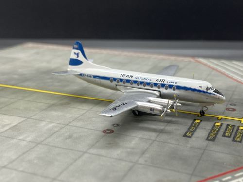 Iran Air 伊朗航空 Vickers Viscount EP-AHB 标准涂装 AC411014 AeroClassics 1:400