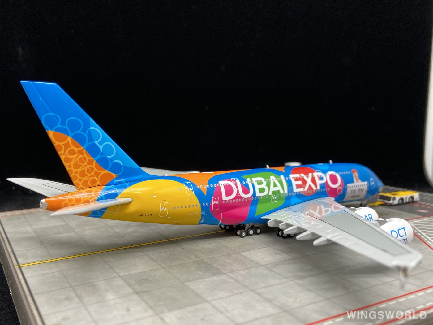 Geminijets 1:400 Airbus A380-800 Emirates 阿联酋航空GJUAE2134 A6